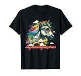 Regenbogen Einhorn Kristallgrapher | Kristallografie T-Shirt