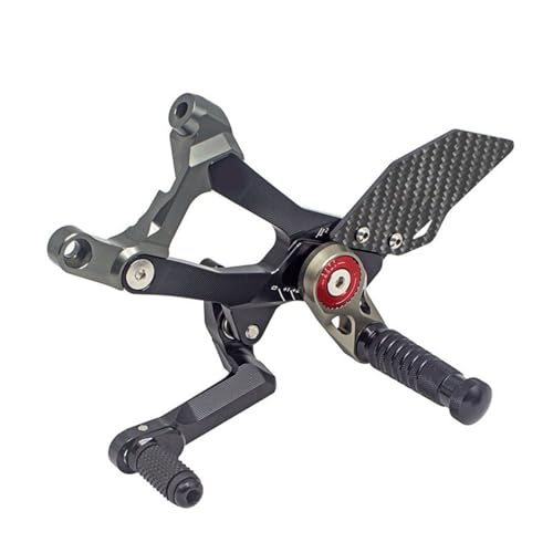 HFJFDQ pour Street Fighter V4V4S 2018-2024 2019 2020 2021 2022 2023 Moto CNC Et Fibre De Carbone Racing Rearset – vue 8