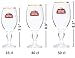 Stella Artois 3-Pack Original Large Beer Glass Chalices, 50cl