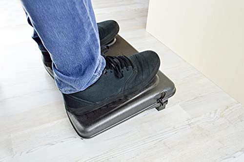 Apoio Ergonômico para Pés Inclinável Ergolight Reliza Preto