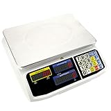 Peso máximo soportado: 30 Kg. Precisión: 1 g.