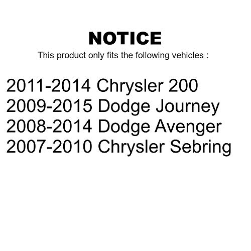 Top Quality Front Right (Passenger Side) Lower Suspension Control Arm 72-CK641334 Replacement For Dodge Journey Chrysler 200 Avenger Sebring by TOP QUALITY - Image 3