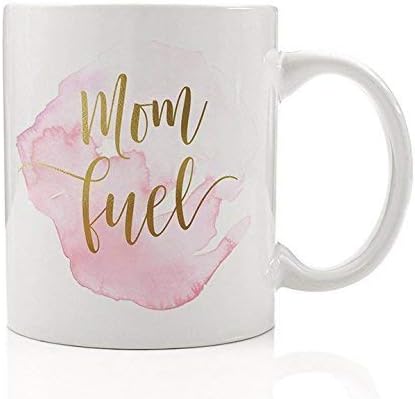 Maman Carburant Tasse A Cafe Idee Cadeau Drole Amant De Cafeine Maman Jolie Rose Et Or