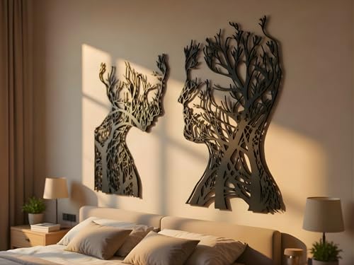 Tableau 3D Arbre de Vie 60x40cm Découpe Laser Vailla