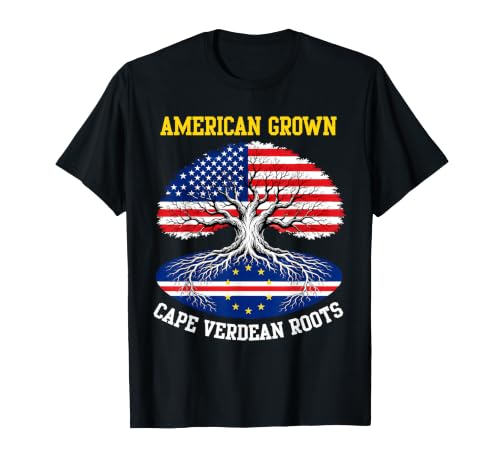 Cape Verde Flag Pride American Cape Verdean Roots Men Women T-Shirt