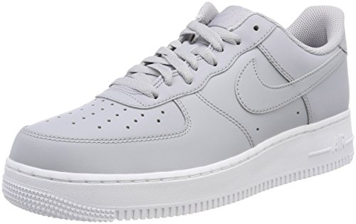 Nike Men's Low-Top White Leather Sneakers #TOP14