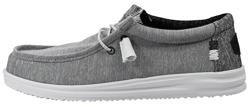 Hey Dude Men's Wally Galaxy Grey Size 11