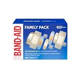 BAND-AID Brand Adhesive Bandages Family Pack, Assorted Sizes, 280 Count