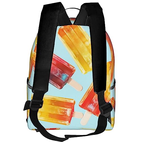 Sac à dos de voyage imprimé Popsicles BAFAFA noir en taille unique pour PC - 3