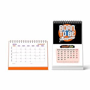 ESCAPER Box Calendar with Planner 2024 & Born Awesome Theme Desktop ...