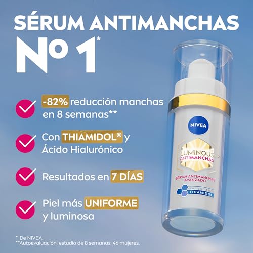 Miniatura 2 de Nivea Cellular Luminous 630 Antimanchas Sérum Tratamiento Avanzado 1 X 30 Ml , Sérum Facial Con Ácido Hialurónico, Sérum Despigmentante Para Una Piel Más Lisa Y Uniforme
