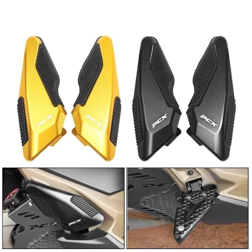 Repose-pieds pilote et passager finitions premium anodisées pour scooter PCX 2024