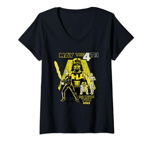 T-shirt Star Wars col V cadeau d'anniversaire original Return of the Jedi