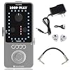 MeloAudio Gitaar Looper Pedaal Loop Effecten 10 Minuten Looping Time Loop Station 9 Loops 40 minuten Record Time met USB…