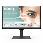 BenQ GW2490T 60,5 cm IPS 1080p Home Office Monitor, FHD, 100Hz, Ergo-Design, hohe Bildwiederholrate, 99% sRGB, VESA MediaSync, B.I, Flicker Free, Low Blue Light, ePaper, Codierungsmodus, TÜV Rheinland