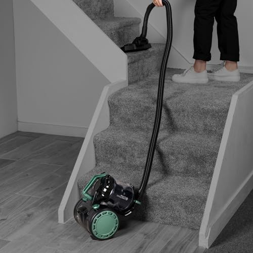 Salter Multicyclonic Pet Pro Vacuum Cleaner – Cylinder Vacuum, 5m Power Cord, XL 2.5L Dust Capacity, Lightweight, Washable HEPA Filter, 2 in 1 Crevice Tool, Pet Turbo Brush, 700W, Blue - Image 6