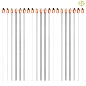 Haisheng 20 Stück 100K Ohm NTC 3950-1% Thermistor Glas Widerstand Temperaturfühler 3D Drucker Reprap Thermistor Widerstände Hohe Empfindlichkeit für Creality Ender 3 Ender 5 pro V2