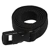 Gift_Source Spanngurte Zurrgurte Befestigungsriemen Schwarze Nylon Gurtband mit Verstellbare Schnallen Sicherungsgurte für Campingausrüstung, Rucksack, Schlafsack, Gepäck, Frachttransport, 2cm x 100cm