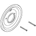Produktbild GROHE Rosette Ø170 (Einlochmontage, mit Wassersparfunktion, Bedienungshebel aus Metall, Herstellergarantie: 5 Jahre), Chrom, 46057000