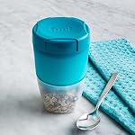 Trudeau Yogurt & Granola Conteneur W/Ice Lid-Blue, moyen (38909326)