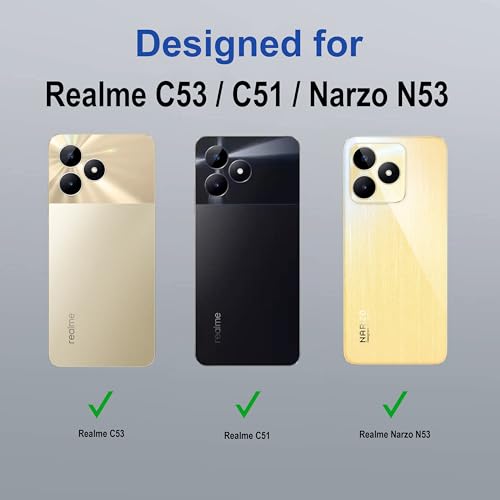 Image of Zapcase Back Case Cover for Realme C53 | Compatible for Realme C53 Back Cover | Case Cover with Camera Protection | (TPU + PC | Translucent Purple)
