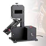 【Design Compatto】In qualità di saklig a nastro da banco compatta, questa mini saklig a nastro è leggera e poco ingombrante, rendendola strumento ideale per piccoli laboratori. Perfetta per lavori di fai-da-te, officine domestiche e hobbistica del legno.