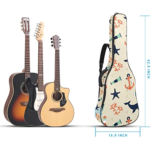 Étui de protection rembourré pour guitare classique acoustique Motif baleine, Multicolore 01., 42.9×16.9×4.7 in… - Les Beatles, Paul McCartney, John Lennon, RIngo Starr, George Harrison Étui de protection rembourré pour guitare classique acoustique Motif baleine, Multicolore 01., 42.9x16.9x4.7 in… – Image 6