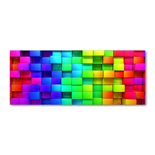 Dosseret en verre de sécurité trempé 125x50cm aux motifs artistiques