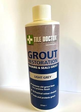 Tile Doctor Grout Restoration Kit Complete with Light Grey Grout Colourant