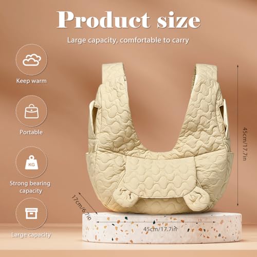 Bolsa para perros de hasta 10 kg que elimina el dolor de espalda en paseos 3
