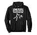 Some People Just Need A Push Funny Sarcasm Graphic Pullover Hoodie
