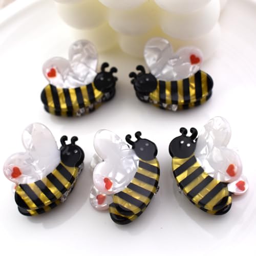 Pince à cheveux abeille mignonne pour fixer vos mèches avec style lors de vos sorties de loisirs