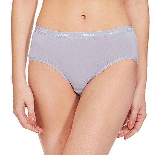 Image of Amante Solid Cotton Low Rise Hipster Panty Pack(Pack of 3)