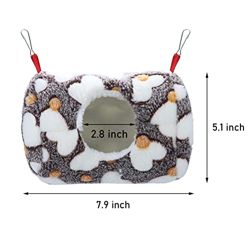 Wontee Hamster – Rede de pelúcia quente para dormir no ninho para esquilo sírio Hamster Gerbil Rato