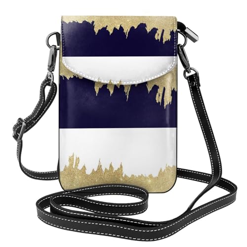 Sac téléphone portable bleu marine et blanc parfait pour vos sorties urbaines