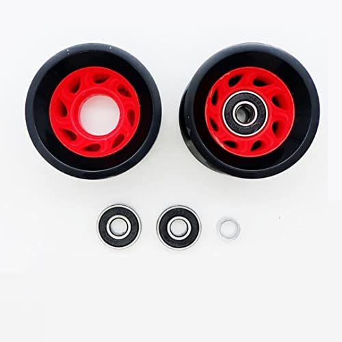 Szblaze 8 Pack 58Mmx39Mm Roller Skate Wheels 95A Quad Skate Wheels With Bearings For Outdoor Double Row Skating Or Skateboard Accessories (Balck) #TOP1