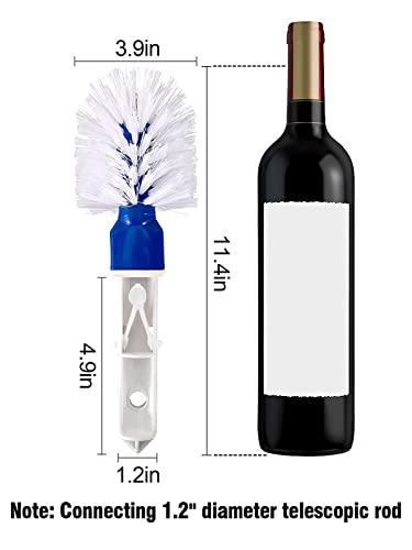 2Pcs Swimming Pool Corner Brush- Pool Step & Corner Brush Head Pool Cleaning Round Brushes With Easy Clips For Above-Ground And In-Ground Pool Hot Tub Spa Bathroom Floor Kitchen #TOP5