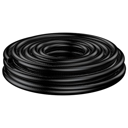 Pawfly 1/2 Inch Drip Irrigation Tubing Main Tube (25 ft Roll), 1/2 Irrigation Tubing, Blank Distribution Tubing for Drip Irrigation System, Flexible PVC Main Line Drip Irrigation Hose, Black by Pawfly - Used condition - US$17.09