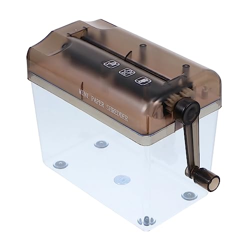 DOITOOL Manual Shredder for Office School Family A4 Paper Cutting Machine Mini Hand Shredder