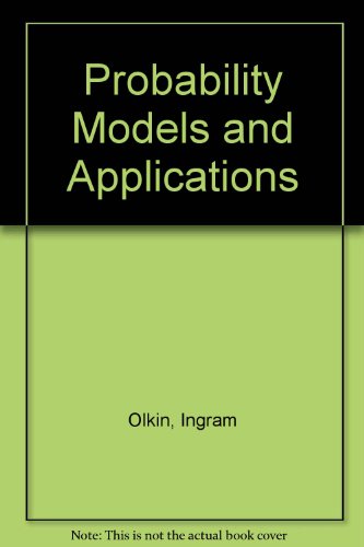 Probability models and applications 0023892307 Book Cover