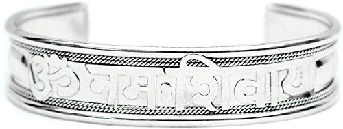 Exotic India Om Namah Shivai Bangle - Copper Alloy