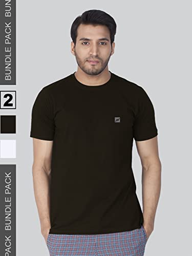 Image of Lux Nitro Pack of 2 Men's Round Neck Tshirt
