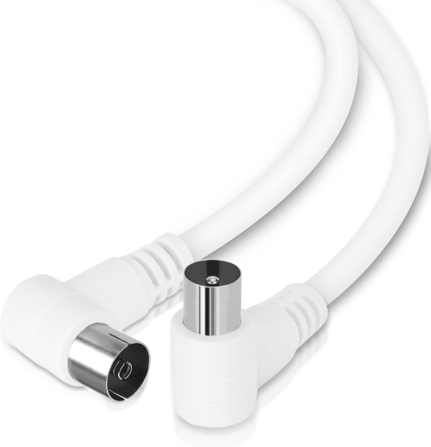 Nvs - Cavo Prolunga Antenna TV 1 Spina Maschio 1 Presa Femmina IEC 75 OHM 2 Mt - Foto 7