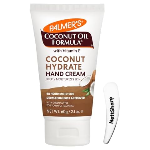 Palmer Coconut Hand Cream with Cosmetic Spatula Cover