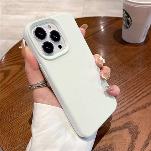 Étui en silicone liquide pour iPhone 15 protection souple anti-saleté