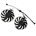 Graphics Card Cooling Fan Replacement for ASUS ATS RTX3060 Dual RTX3060Ti RTX3070 V2 OC Series T129215SU 95mm 12V 0.5A 7PIN 6Wires Video Card Cooler Fans GPU Fan (2PCS)