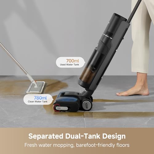 DREAME H12 FlexReach Wet Dry Vacuum Cleaner, 0 Tangle Cordless Vacuum Mop All-in-One for Hard Floors, 180° Lie-Flat Floor Cleaner Machine with 194°F Hot Self-Cleaning, 50Mins Runtime by DREAME - Image 2