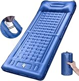 UDNUYFGZ Isomatte Selbstaufblasend Ultraleicht Luftmatratze für Camping, aufblasbare Matratze mit...