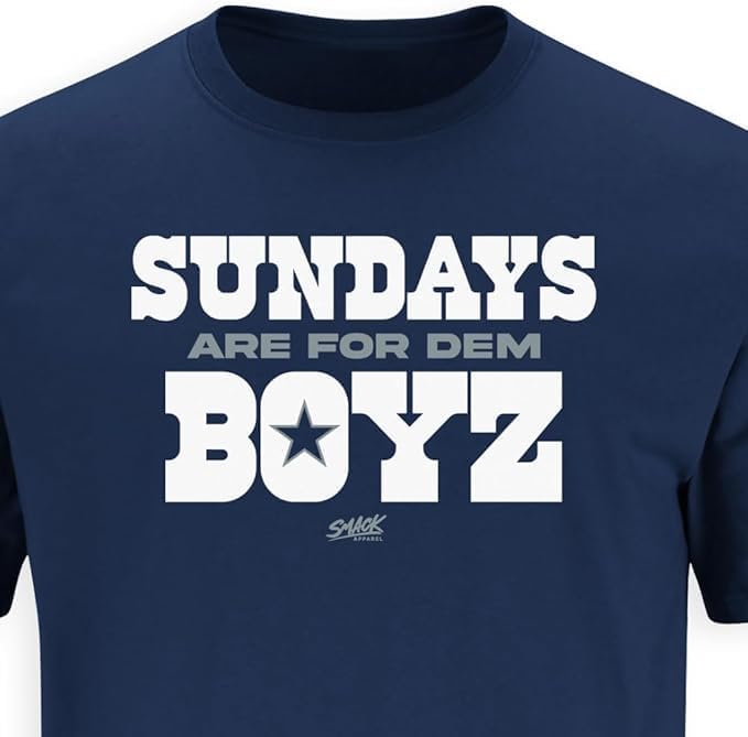 Sundays are for Dem Boyz T-Shirt for Dallas Football Fans (SM-5XL) - Image 4