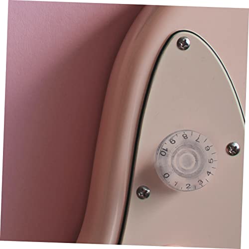 Wakauto 4Pcs Botão De Volume De Baixo Botões De Guitarra Transparentes Botão De Controle De Baixo Bo